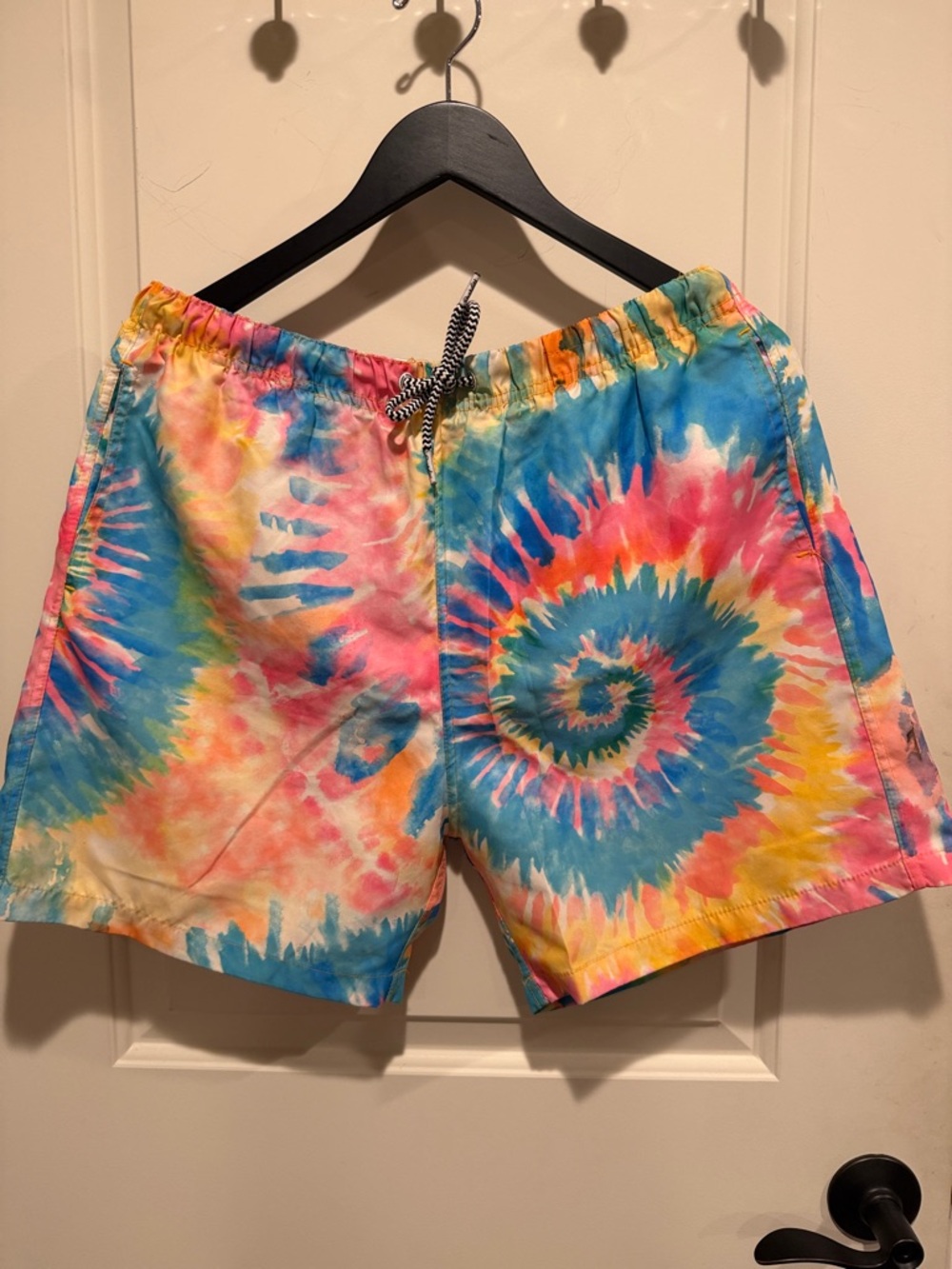 Men's Tie-Dye Swim Trunks - Multicolor